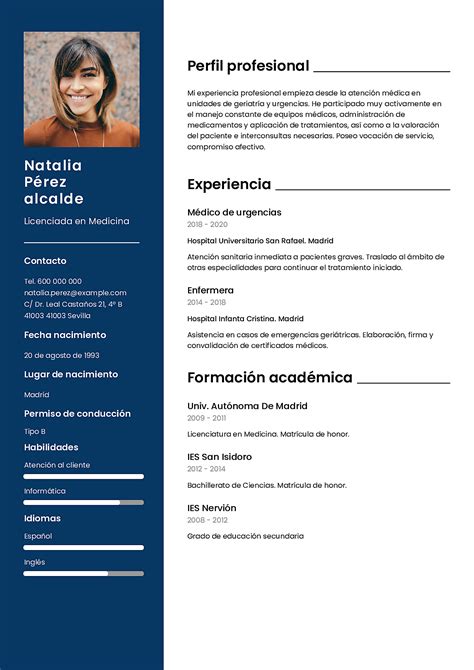 generador de cv gratis.